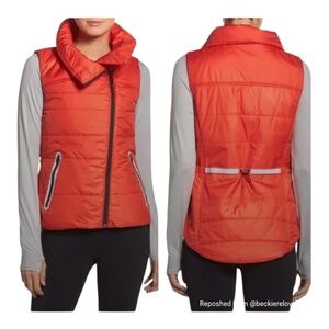 NWT -Zella Dynamic PrimaLoft Vest red fiery